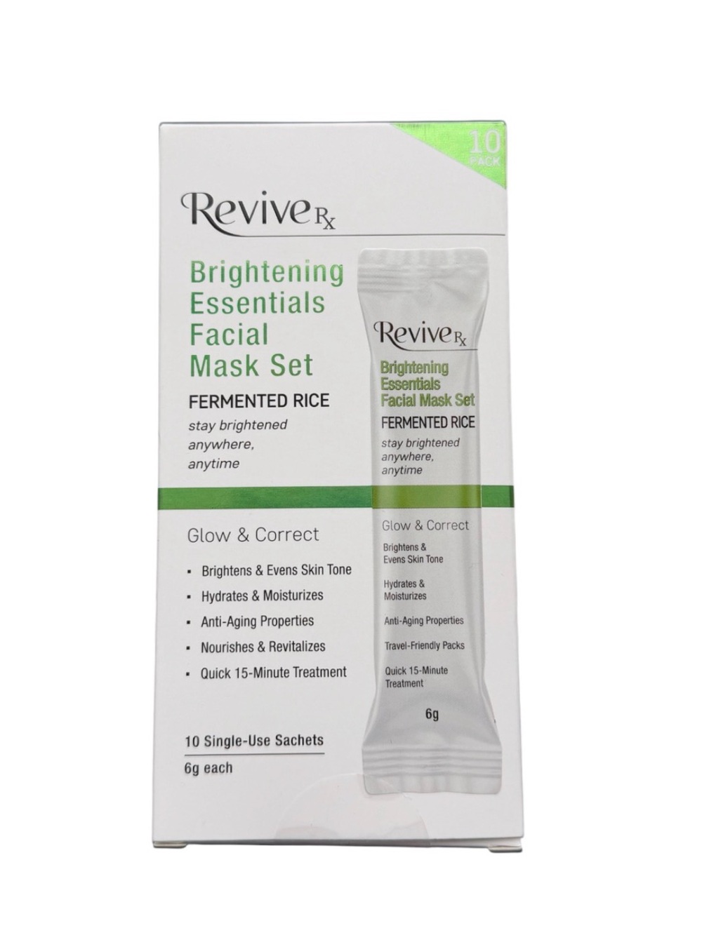 Revive RX Brightening Essentials Fermented Rice Facial Mask Set - Picture 3 of 4